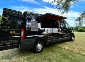 Corporate burger van